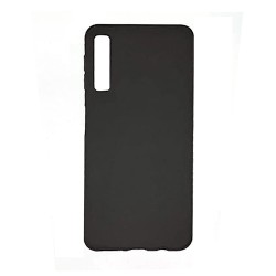 Capa de Silicone Macio para Samsung Galaxy A7 2018 Preto Capa de Silicone Macio para Samsung Galaxy A7 2018 Preto